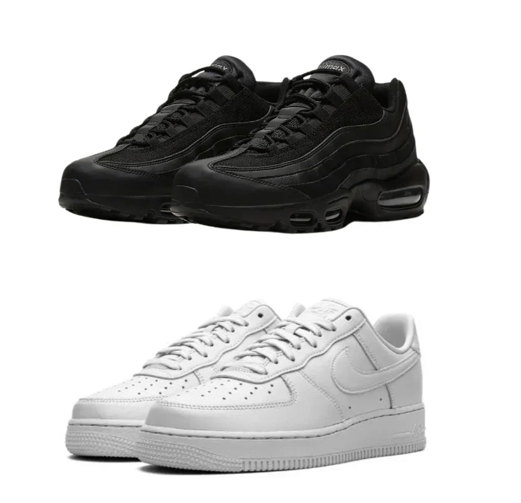 Nike AirMax 95 Essential “ Triple Black” x Airforce 1