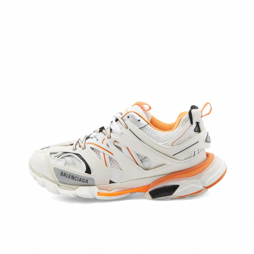 BALENCIAGA TRACK SNEAKER WHITE & ORANGE
